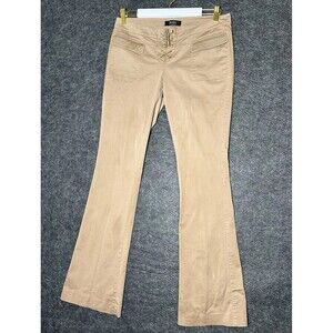 Y2K-era Rare Victoria's Secret BODY Low-Rise Lace-Up Flare Pants - Size 8